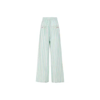 Wen Shan Casual Pants Women's Lake Green