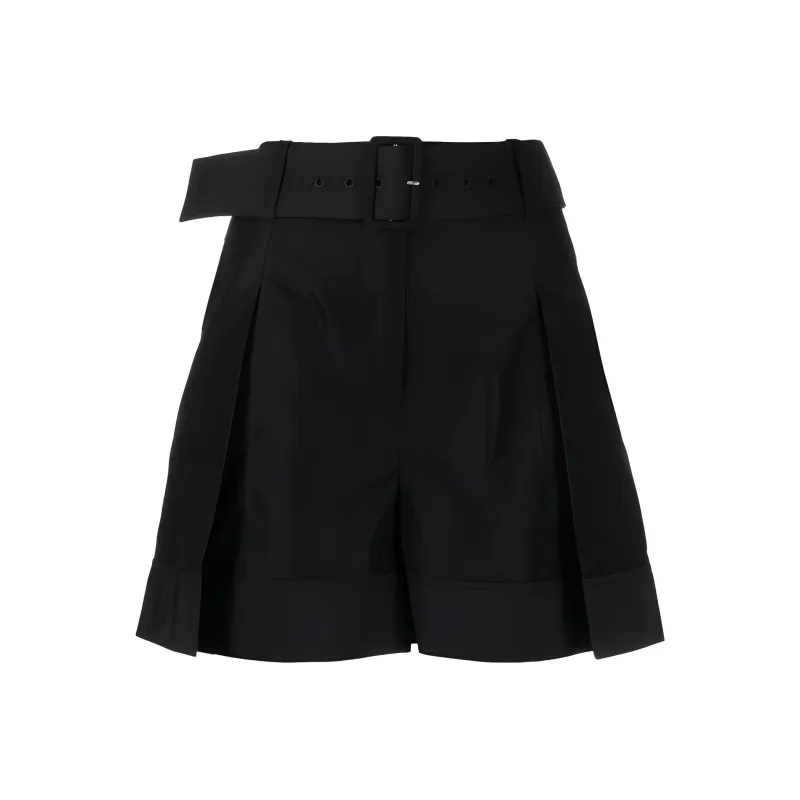 3.1 Phillip Lim Pleat detail Belted Shorts-0