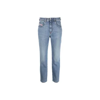 DIESEL High-rise Slim-cut Jeans