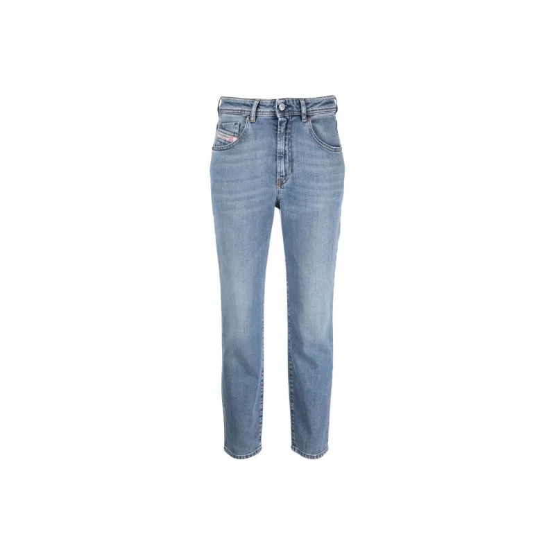 DIESEL High-rise Slim-cut Jeans-0