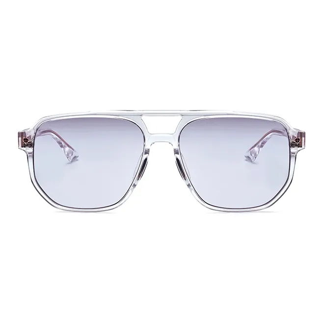 THE OWNER Plate Frame Irregular Shape Sunglasses Unisex-16