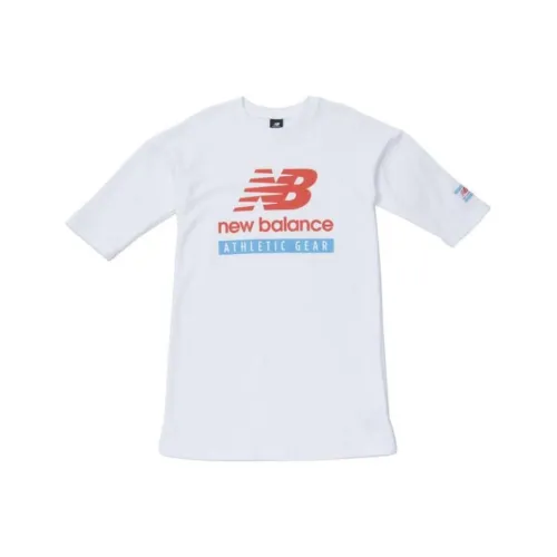 New Balance Short Sleeved Dress Women's White