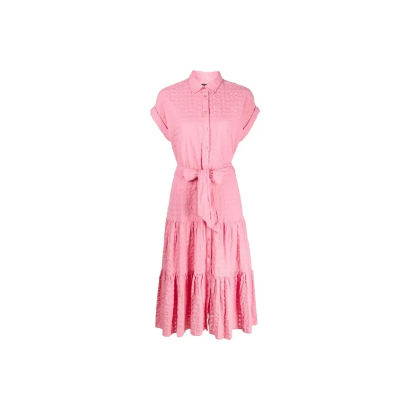 Polo Ralph Lauren Short Sleeved Dresses Women's Pink-0