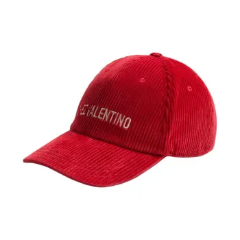 Valentino Cotton Baseball Caps Unisex Red