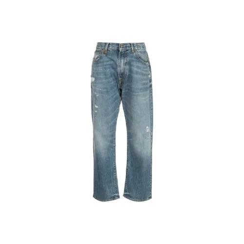 R13 Logo Patch Boyfriend Jeans