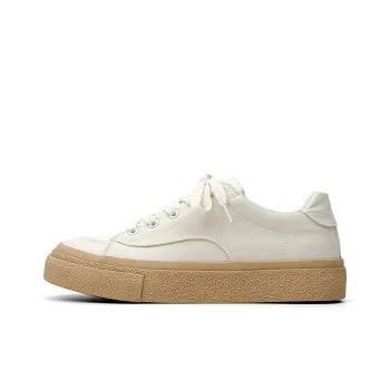 Mengsai Cushioning Abrasion Resistant Height Increasing Lightweight Mat Low Top Skateboard Shoes Men's Beige