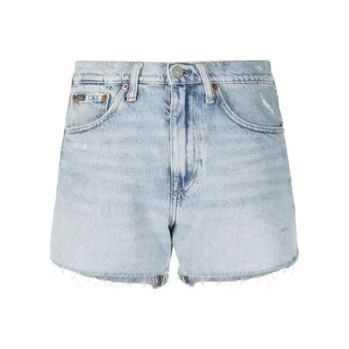Polo Ralph Lauren High waisted Distressed Denim Shorts
