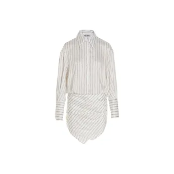 The Attico Hatty Striped Mini Dress