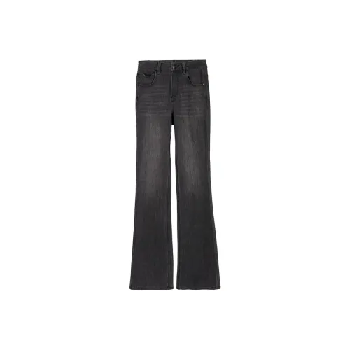 XIANGYING Jeans Women's Denim Gray