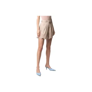 Self-portrait Casual Shorts Women's Light Umber