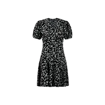 THE SEA LIFE Short Sleeved Dress Women's Black Mage