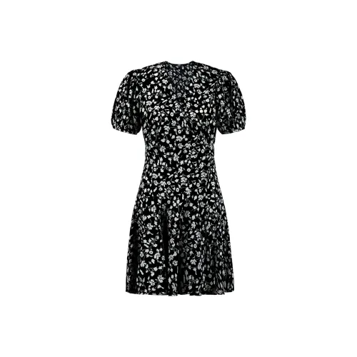 THE SEA LIFE Short Sleeved Dress Women's Black Mage