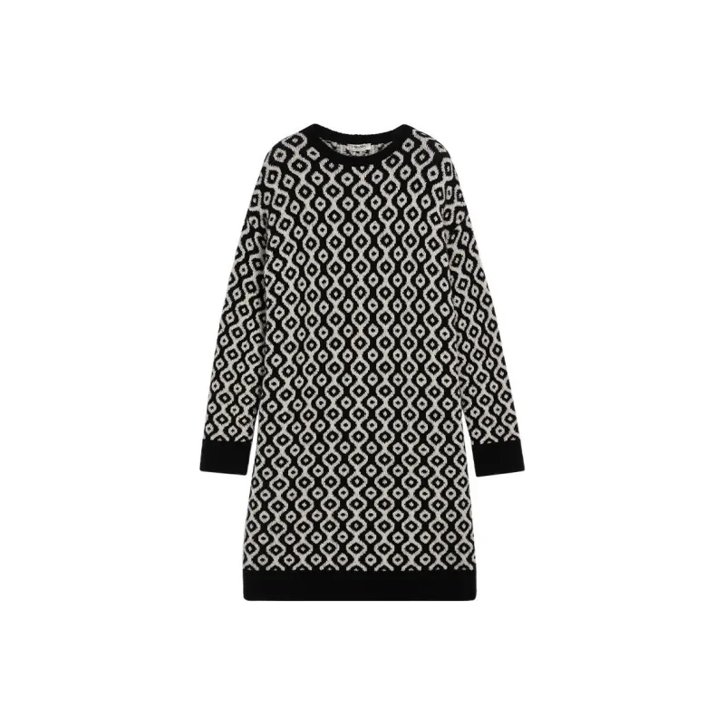 MaxMara Long Sleeved Dress Women's Black-0