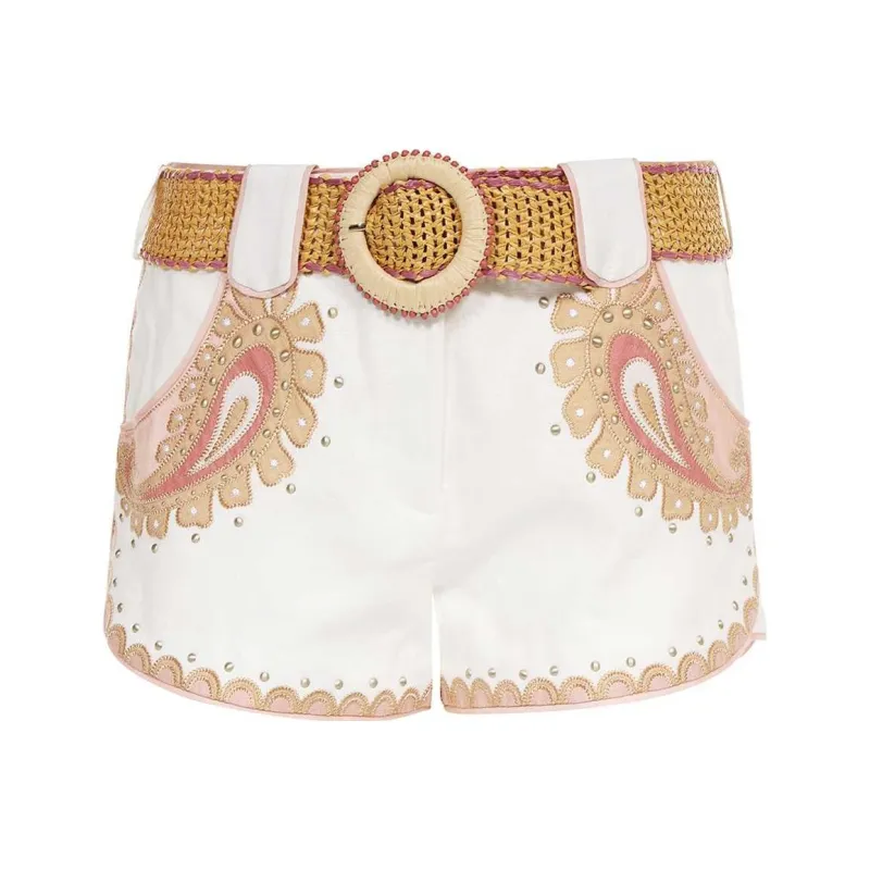 Zimmermann Casual Shorts Women's White-0