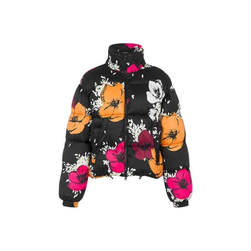 MOSCHINO Floral print Quilted Puffer Jacket-0