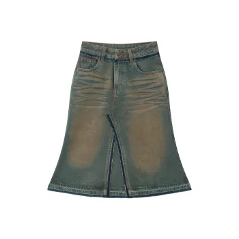 RUNTOTHEFUTURE Denim Long Skirts Women's