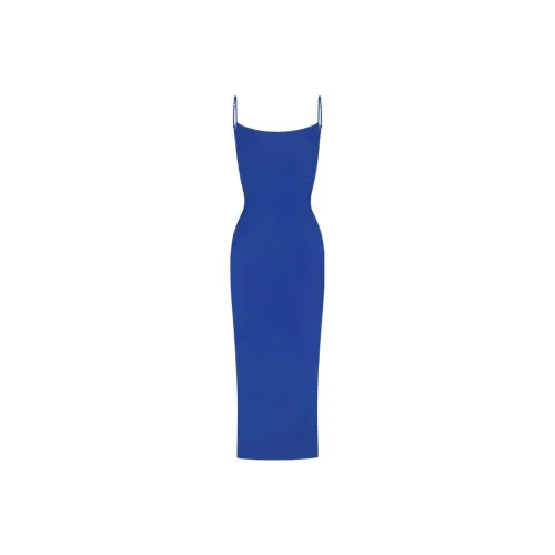 Skims Slip Dresses Women's Cobalt Blue