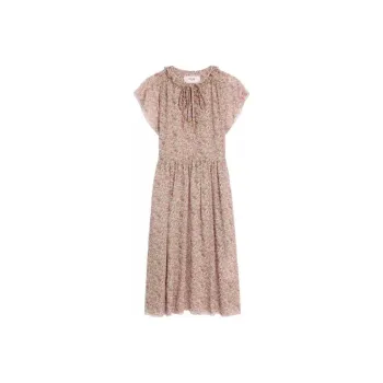CELINE Midi Dress In Silk Georgette