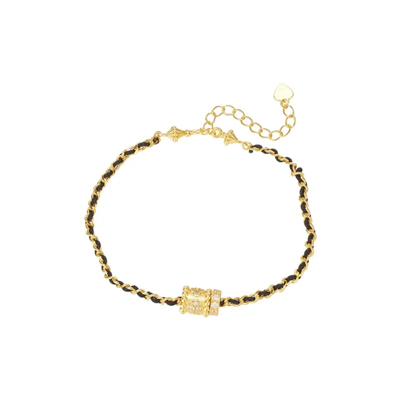 Heart Grass S925 Silver Bracelets Women's-0