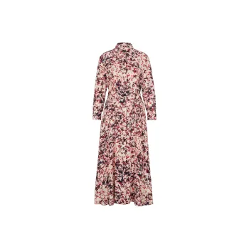 HUGO BOSS Floral print Satin Shirt Dress