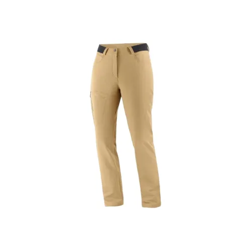 SALOMON WAYFARER Casual Pants Women's Brown