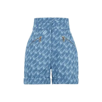 FENDI Casual Shorts Women's Light Blue