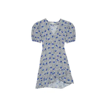 Maje Short-Sleeved Dresses Women's Blue