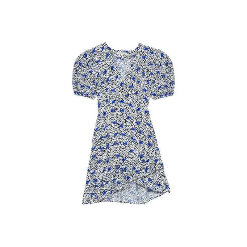 Maje Short-Sleeved Dresses Women's Blue-0