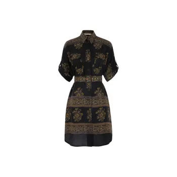 Zimmermann Utility Dot Short Dress