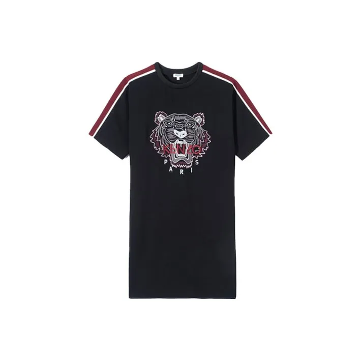 KENZO Short Sleeved Dresses Women's Black-0