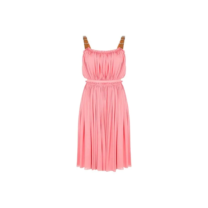 Alexander McQueen Sleeveless Dresses Women's Pink-0