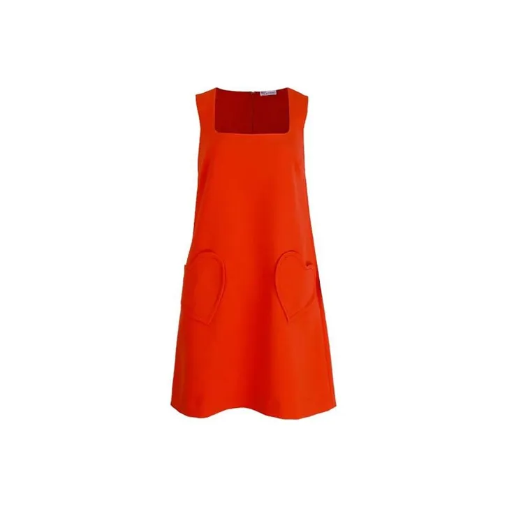 Valentino Sleeveless Dresses Women's Red-0