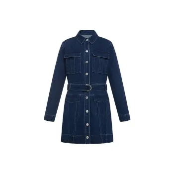 JZ. ANNAKRO Long Sleeved Dress Women's Dark Blue