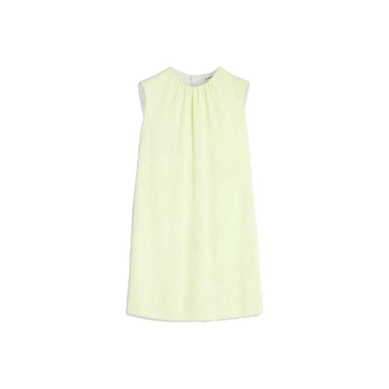 Lanvin Crewneck Sleeveless Dress-0