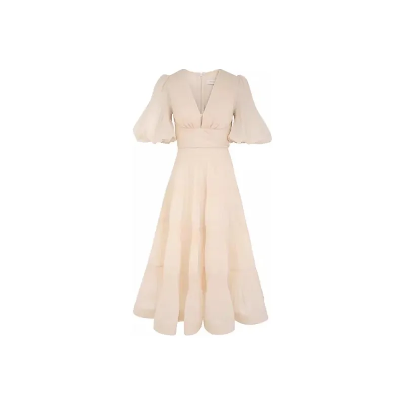 Zimmermann Pleated Midi Dress-0