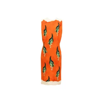 PRADA Sleeveless Dresses Women's Orange
