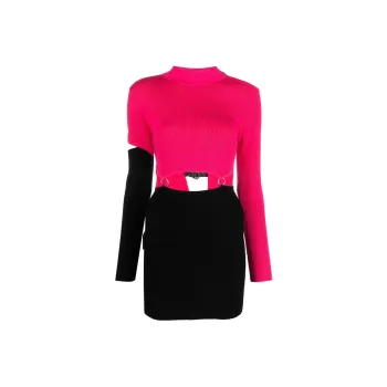 ANDERSSON BELL Cut out Two tone Dress