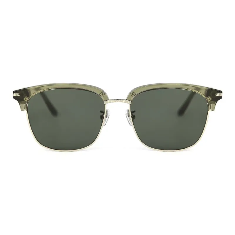 JIANGDAREN Plate And Metal Square Sunglasses Unisex-1