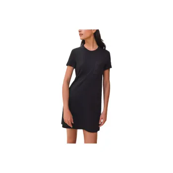 HERMES FW24 Short Sleeved Dress Women's Black
