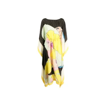 FENDI Long-Sleeved Dresses Women's Yellow