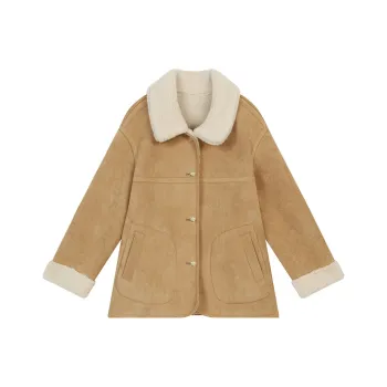 ELF SACK Puffer Jacket Women's Vintage Beige Yellow