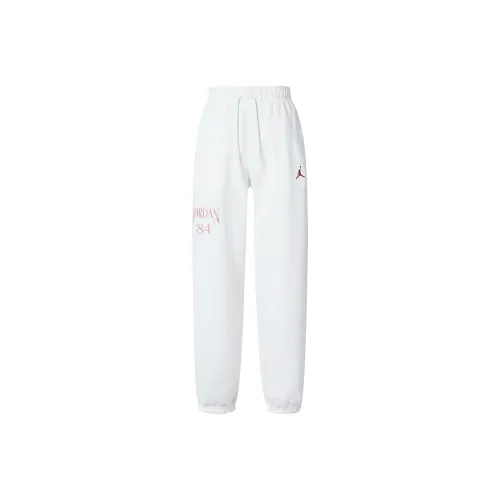 Jordan Brooklyn Knitted Sports Pants Women's White