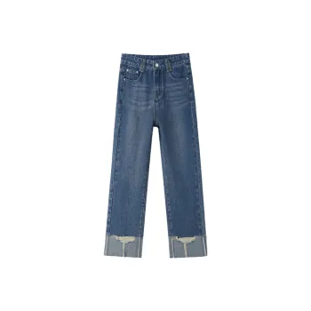 MITUAN Jeans Women's Vintage Blue