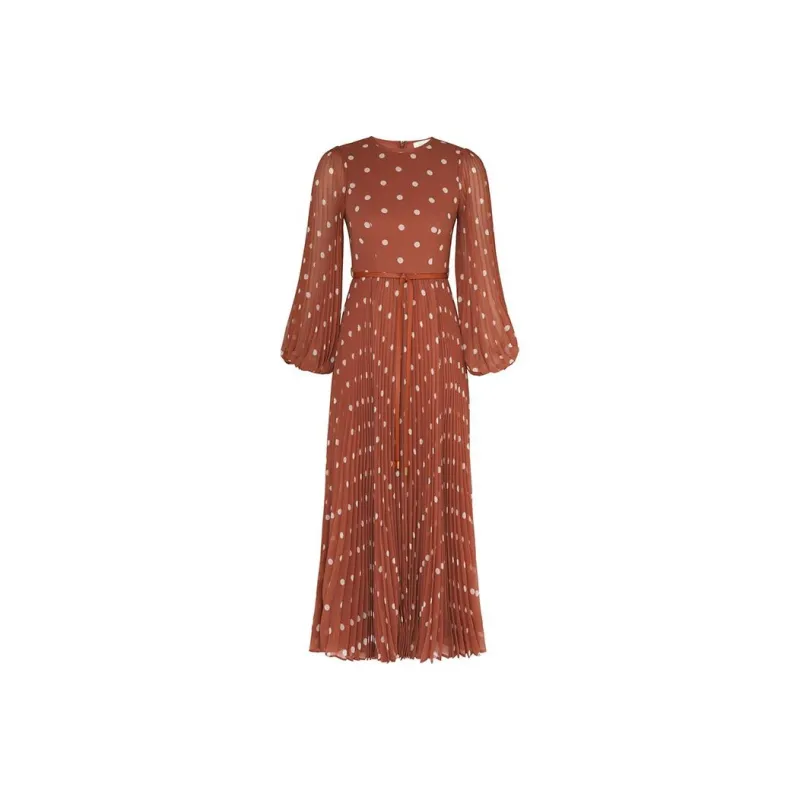 Zimmermann SS24 Long-Sleeved Dresses Women's Chestnut-0
