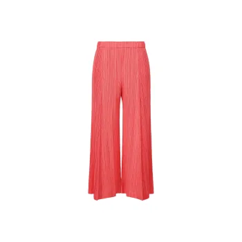PLEATS PLEASE ISSEY MIYAKE Casual Pants Women's Red