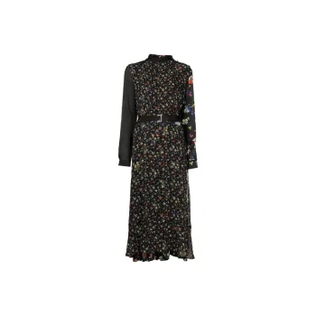 Sacai Long-Sleeved Dresses Women's Black