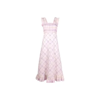 GANNI Sleeveless Dresses Women's Purple