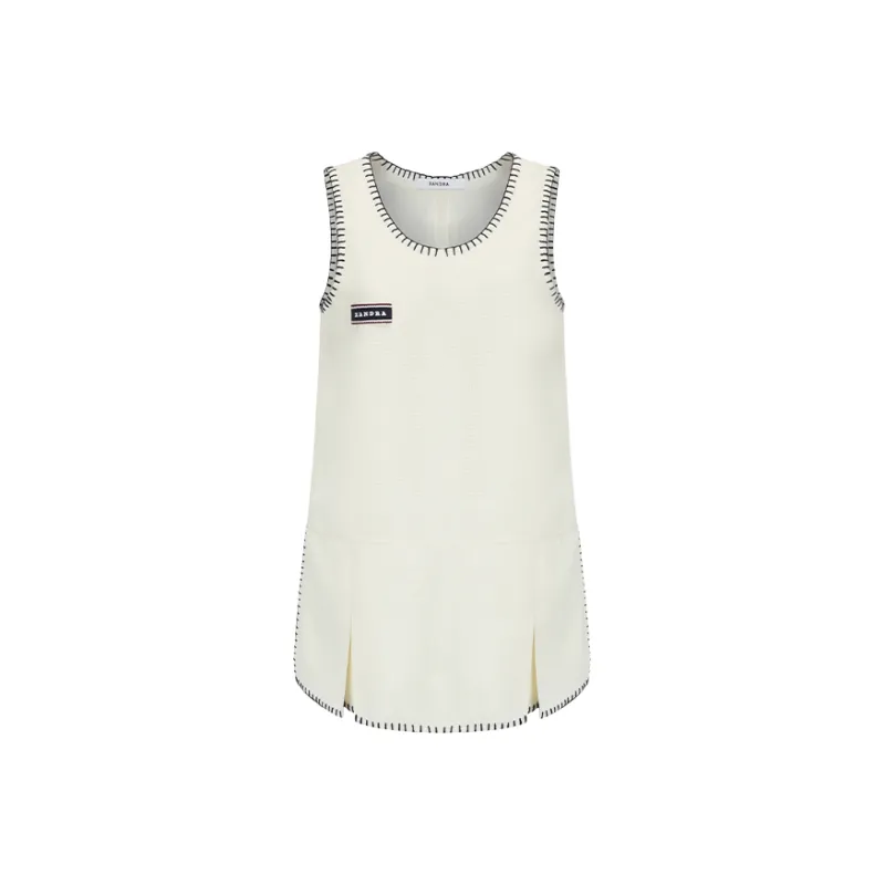 XANDRA Tank Dress Dress Milk White-0