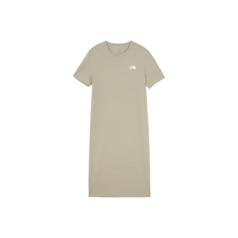 THE NORTH FACE Short Sleeved Dress Women's Light Beige-0