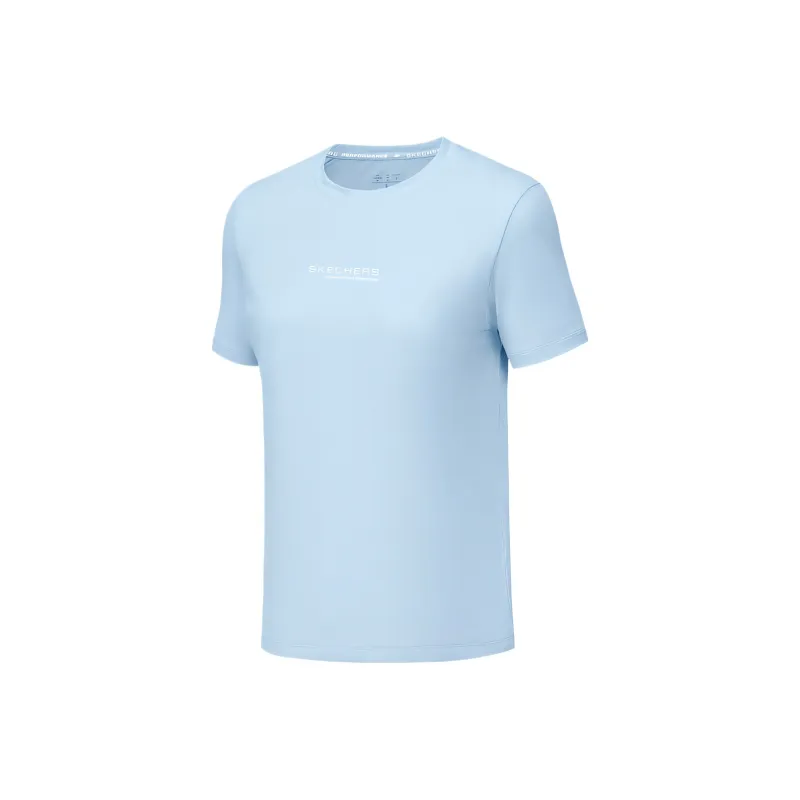 Skechers Regular T Shirt Women's 1 Pack Frost Blue-0